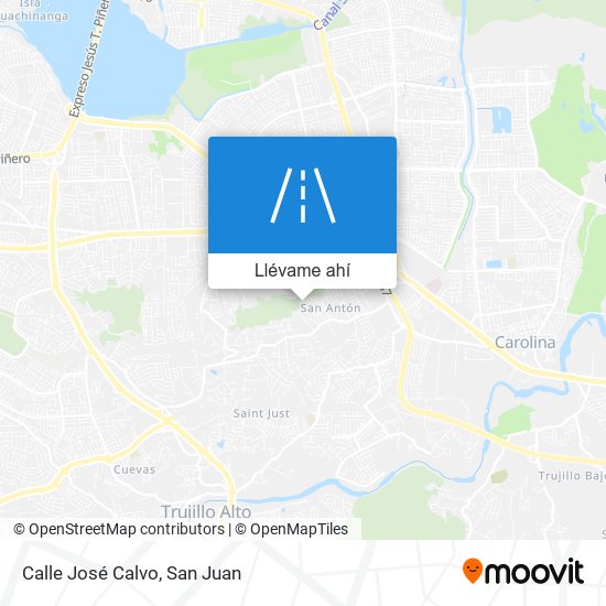 Mapa de Calle José Calvo