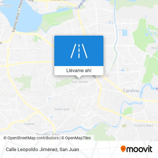 Mapa de Calle Leopoldo Jiménez