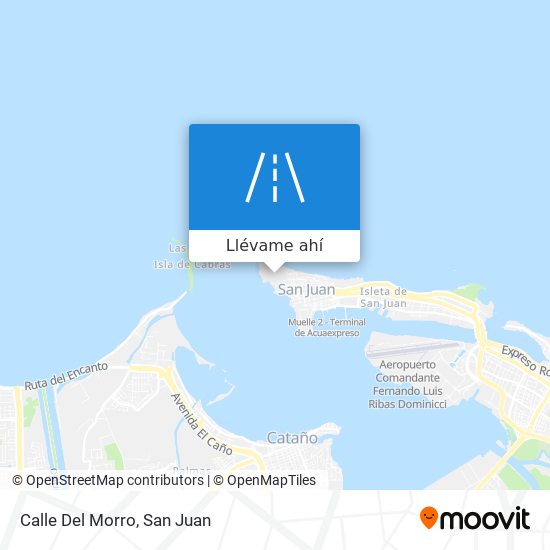 Mapa de Calle Del Morro
