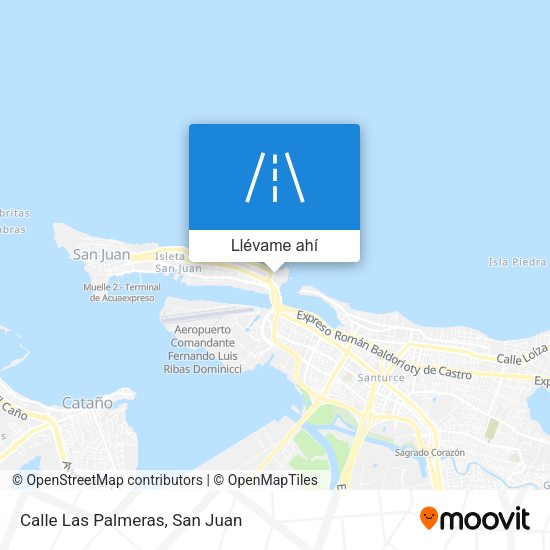 Mapa de Calle Las Palmeras