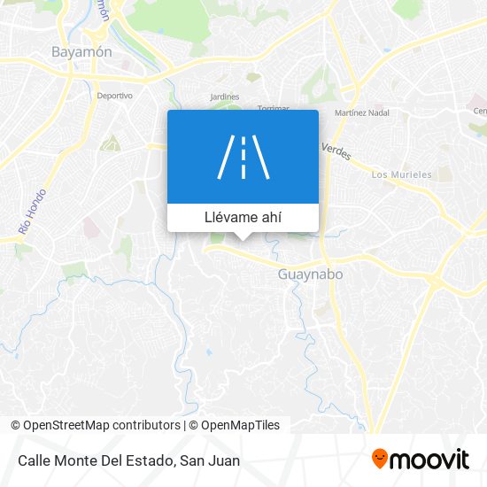 Mapa de Calle Monte Del Estado