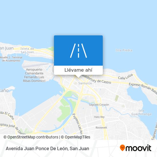 Mapa de Avenida Juan Ponce De León