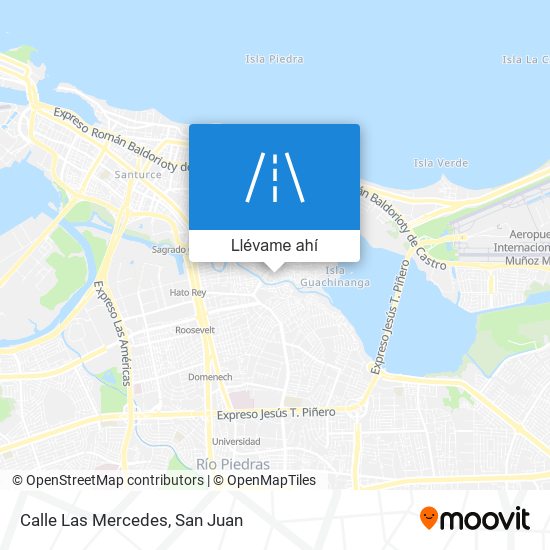 Mapa de Calle Las Mercedes