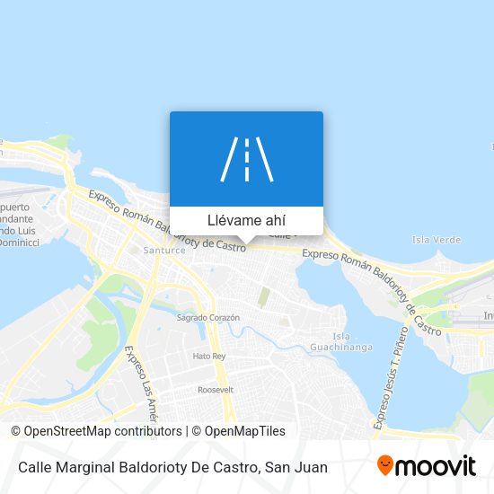 Mapa de Calle Marginal Baldorioty De Castro