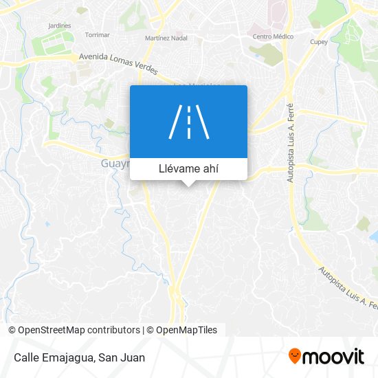 Mapa de Calle Emajagua