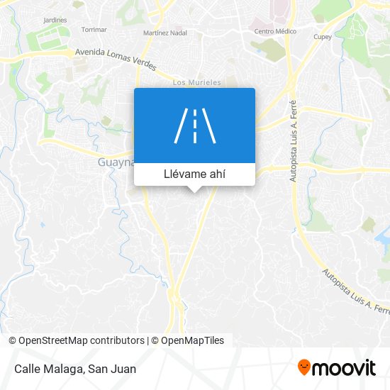 Mapa de Calle Malaga