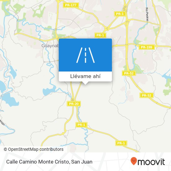 Mapa de Calle Camino Monte Cristo