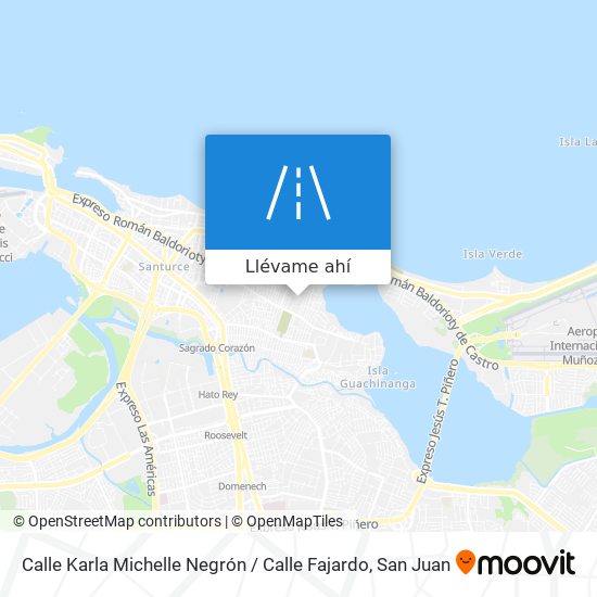 Mapa de Calle Karla Michelle Negrón / Calle Fajardo