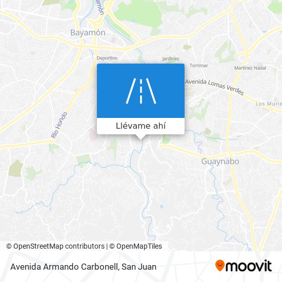Mapa de Avenida Armando Carbonell