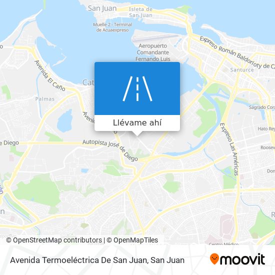 Mapa de Avenida Termoeléctrica De San Juan