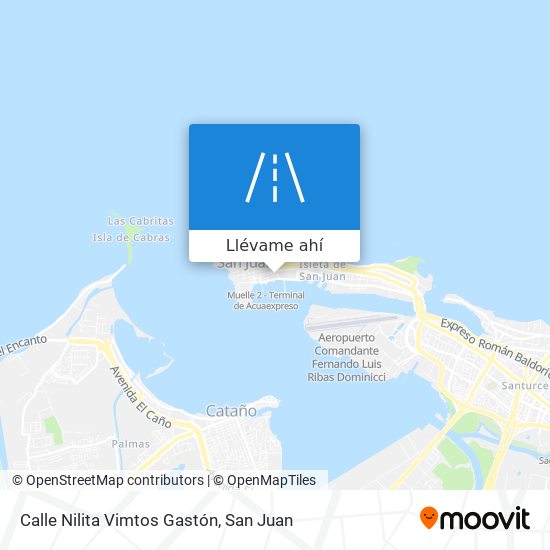 Mapa de Calle Nilita Vimtos Gastón