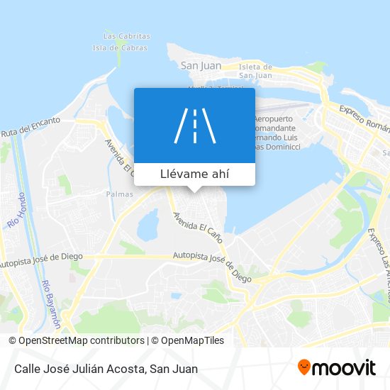 Mapa de Calle José Julián Acosta