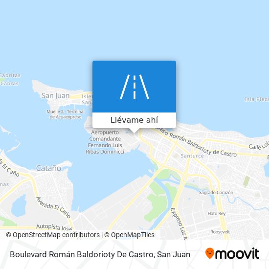 Mapa de Boulevard Román Baldorioty De Castro
