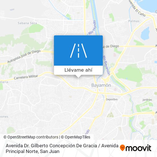 Mapa de Avenida Dr. Gilberto Concepción De Gracia / Avenida Principal Norte