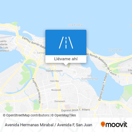 Mapa de Avenida Hermanas Mirabal / Avenida F