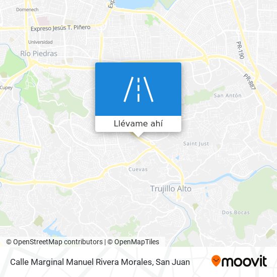 Mapa de Calle Marginal Manuel Rivera Morales