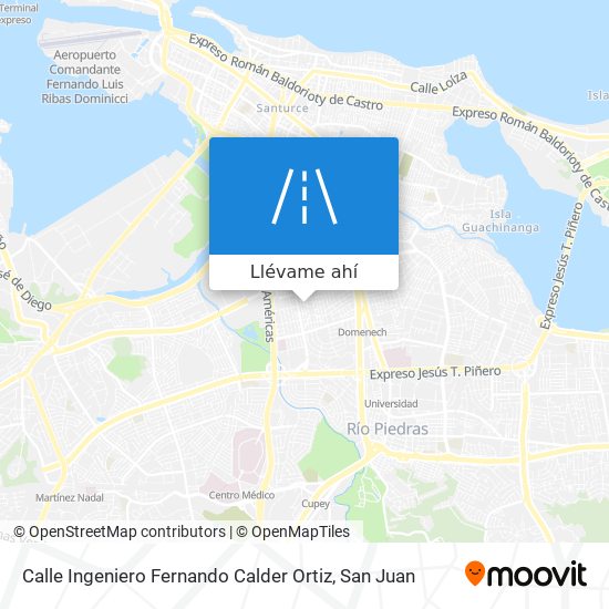 Mapa de Calle Ingeniero Fernando Calder Ortiz