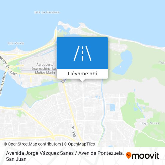 Mapa de Avenida Jorge Vázquez Sanes / Avenida Pontezuela