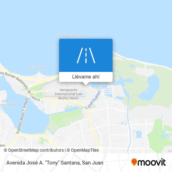 Mapa de Avenida José A. "Tony" Santana