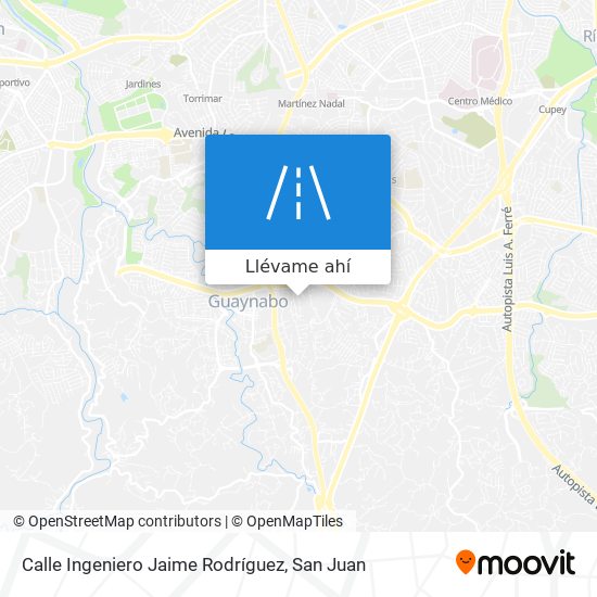 Mapa de Calle Ingeniero Jaime Rodríguez
