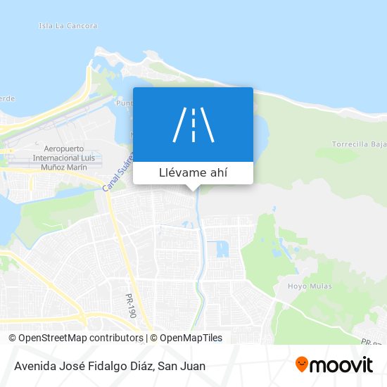 Mapa de Avenida José Fidalgo Diáz