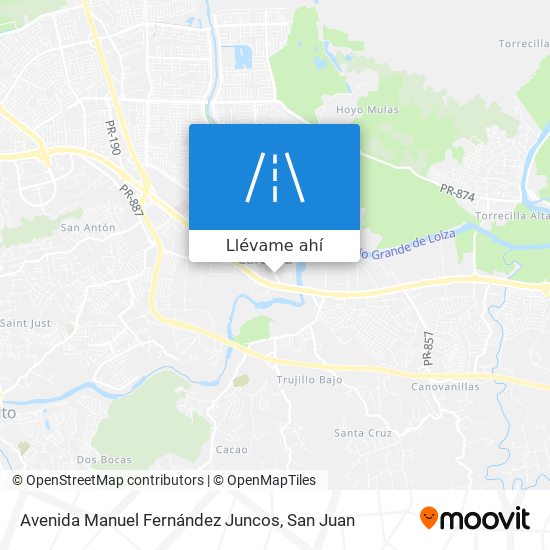 Mapa de Avenida Manuel Fernández Juncos