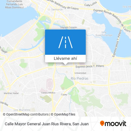 Mapa de Calle Mayor General Juan Rius Rivera