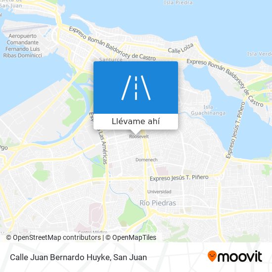 Mapa de Calle Juan Bernardo Huyke