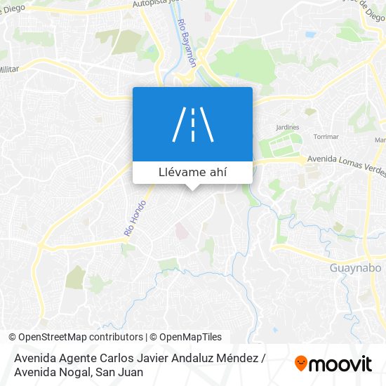 Mapa de Avenida Agente Carlos Javier Andaluz Méndez / Avenida Nogal