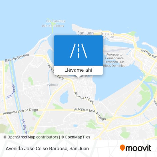 Mapa de Avenida José Celso Barbosa