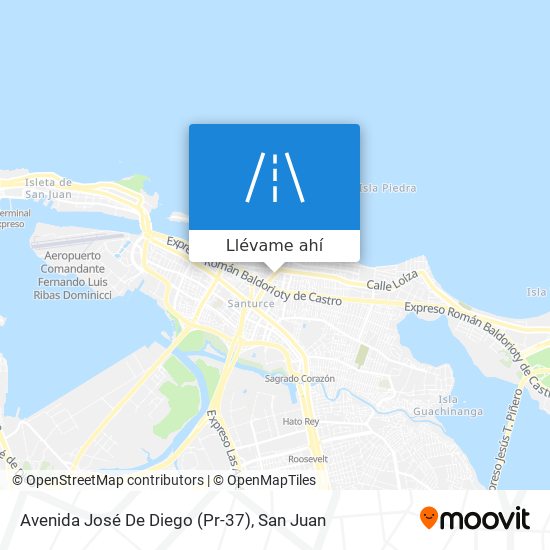 Mapa de Avenida José De Diego (Pr-37)