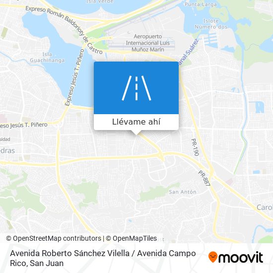 Mapa de Avenida Roberto Sánchez Vilella / Avenida Campo Rico