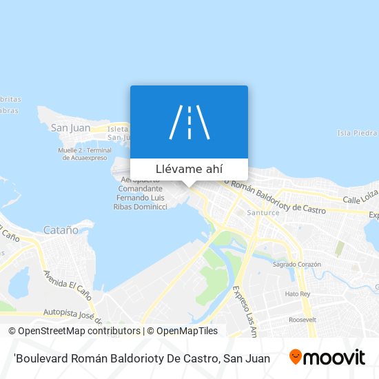Mapa de 'Boulevard Román Baldorioty De Castro