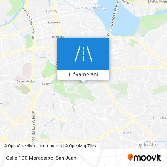 Mapa de Calle 100 Maracaibo