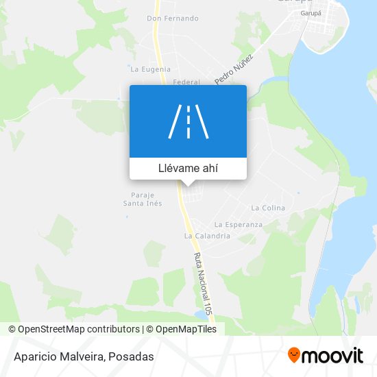 Mapa de Aparicio Malveira