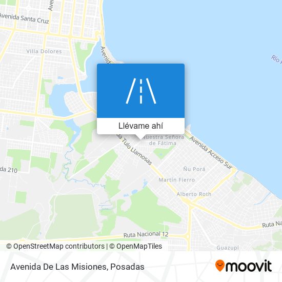 Mapa de Avenida De Las Misiones