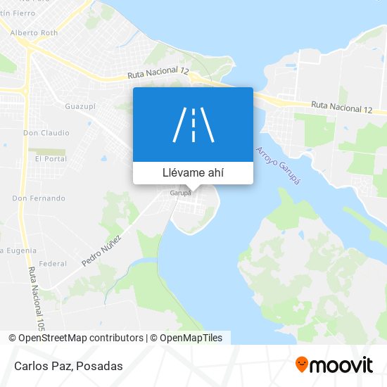 Mapa de Carlos Paz