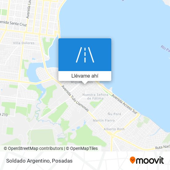 Mapa de Soldado Argentino