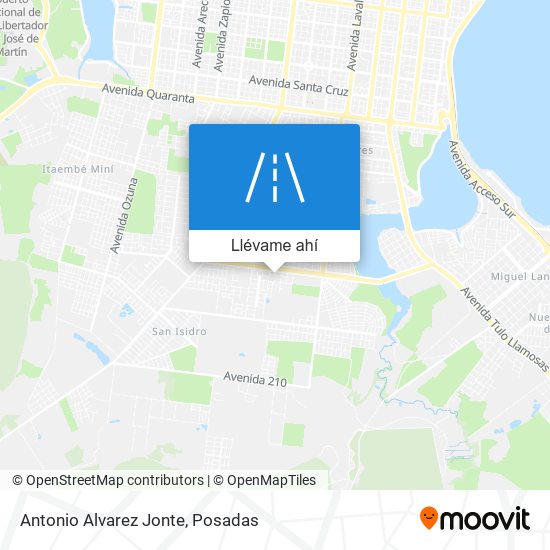 Mapa de Antonio Alvarez Jonte