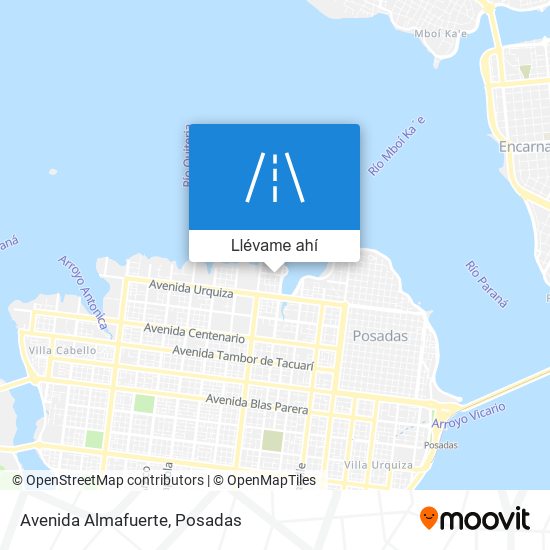 Mapa de Avenida Almafuerte