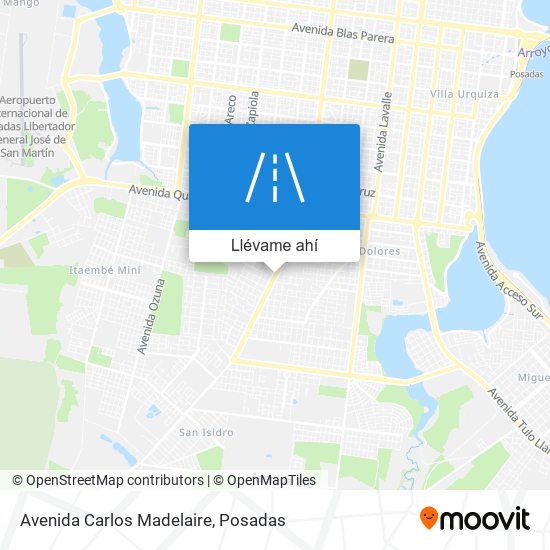 Mapa de Avenida Carlos Madelaire