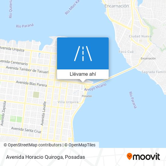 Mapa de Avenida Horacio Quiroga