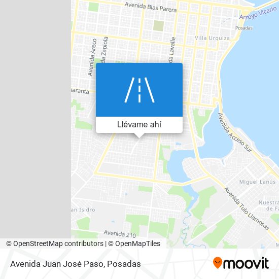 Mapa de Avenida Juan José Paso
