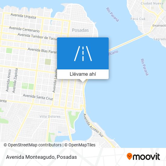 Mapa de Avenida Monteagudo