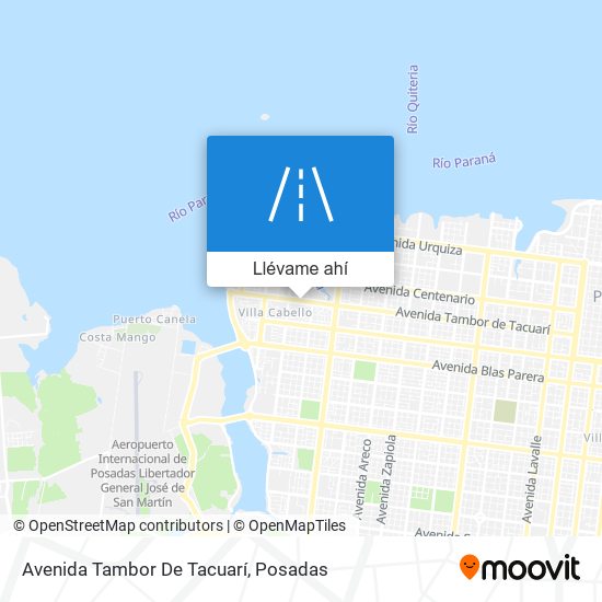 Mapa de Avenida Tambor De Tacuarí