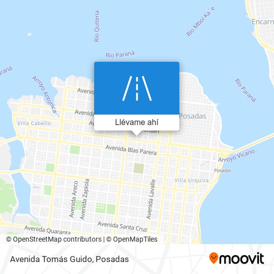 Mapa de Avenida Tomás Guido