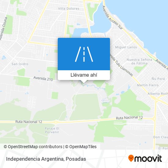 Mapa de Independencia Argentina