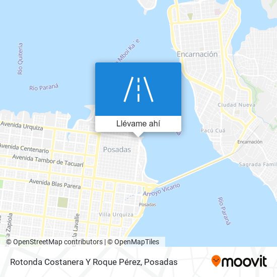 Mapa de Rotonda Costanera Y Roque Pérez