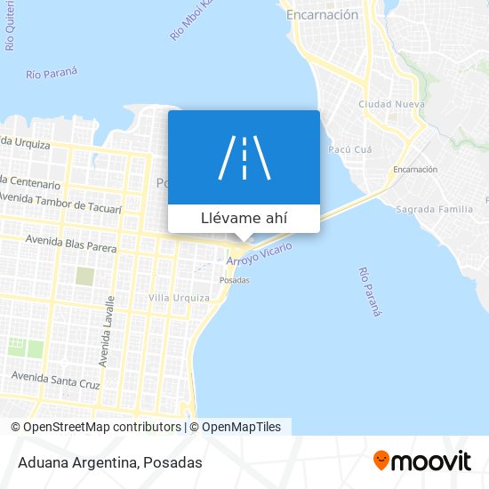 Mapa de Aduana Argentina