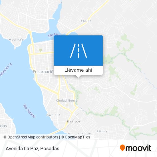 Mapa de Avenida La Paz